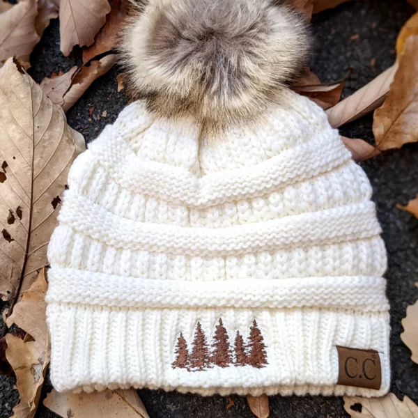 Tree Beanie Forest Winter Camping Winter Hat