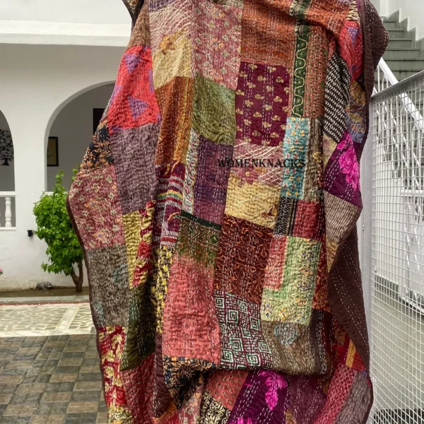 Indian Bohemian Patchwork Quilt